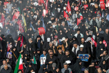مراسم وداع با رهبر شهید انقلاب