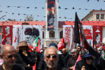 سوگ گیلانی‌ها در بدرقه رهبر شهید