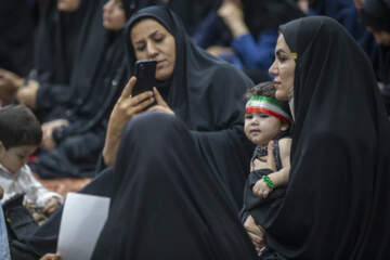 گردهمایی وداع دانش‌آموزان کرمانشاهی با آقای شهید ایران