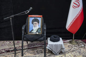 گردهمایی وداع دانش‌آموزان کرمانشاهی با آقای شهید ایران
