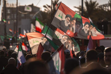 تشییع پیکر مطهر رهبر شهید انقلاب اسلامی در نجف اشرف