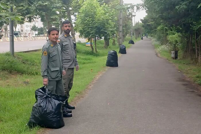 پویش پاکسازی پناهگاه حیاتوحش لوندویل آستارا برگزار شد