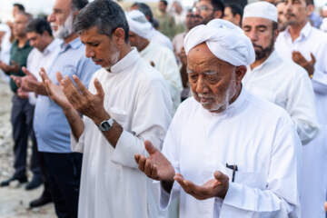 آیین تشییع شیخ محمدصالح امینی در «طبل» قشم