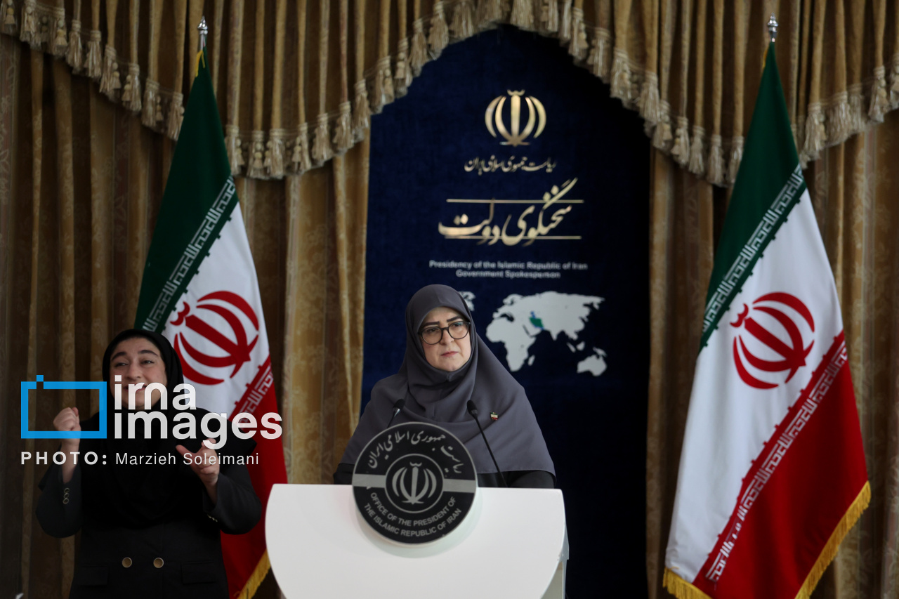 نشست خبری سخنگوی دولت