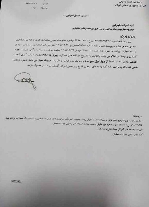 صادرات کیوی گیلان با حذف فرآیند کارشناسی غذا و دارو تسهیل شد