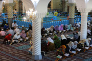برگزاری آیین جزءخوانی قرآن کریم در مسجد جامع شهر سنندج
