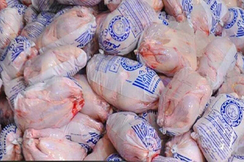 حدود هفت تن گوشت مرغ بدون مجوز در میاندوآب توقیف شد