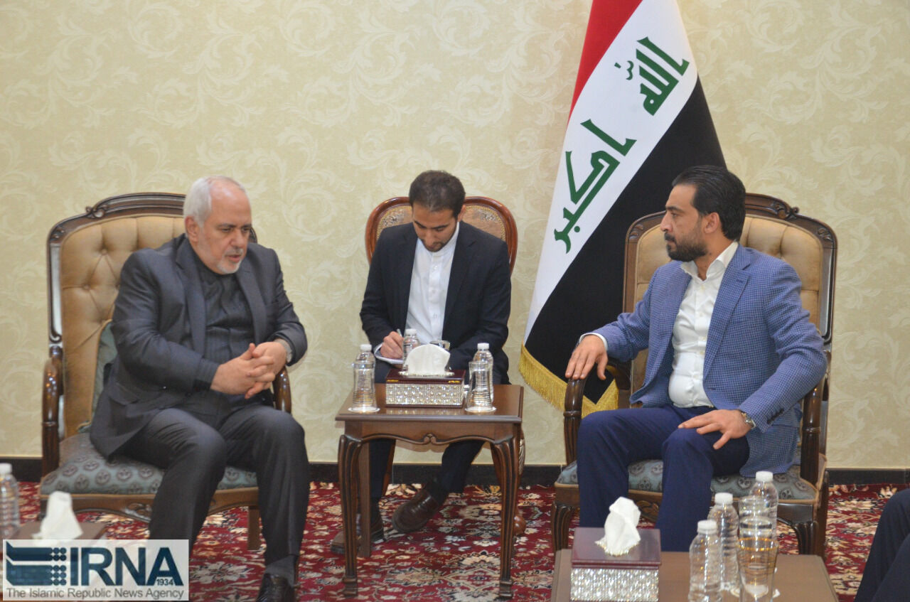 رییس پارلمان عراق بر تقویت روابط با ایران تاکید کرد رییس پارلمان عراق بر تقویت روابط با ایران تاکید کرد