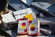 ۱۵۰ هزار پاکت تنباکوی قاچاق در پاکدشت کشف شد 