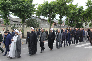 عزاداری خیابانی مردم آستارا در سالروز شهادت حضرت علی (ع)‎