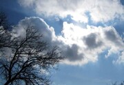 آسمان گیلان در نخستین روز تابستان نیمه ابری همراه با رگبار است