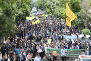 راهپیمایی روز قدس در اردبیل