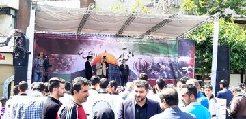 ورزشکاران ری در راهپیمایی روز قدس صدای مظلومان فلسطین را به گوش جهانیان می رسانند