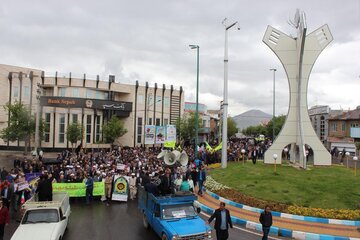 مراسم راهپیمایی روز جهانی قدس در خلخال