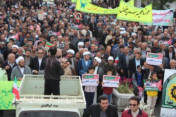 مراسم راهپیمایی روز جهانی قدس در خلخال