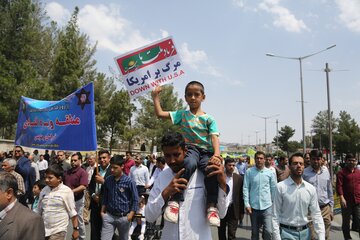 راهپیمایی روز قدس در بیرجند