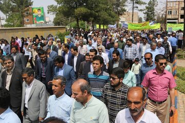 راهپیمایی روز قدس در بیرجند