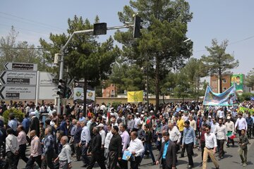 راهپیمایی روز قدس در بیرجند