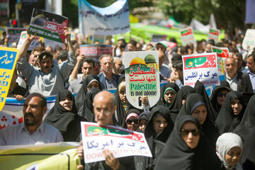 روز جهانی قدس باشکوه در استان کرمانشاه برگزار می‌شود