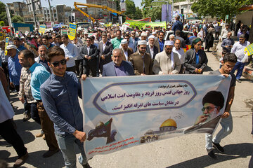 راهپیمایی روز قدس در کرمانشاه