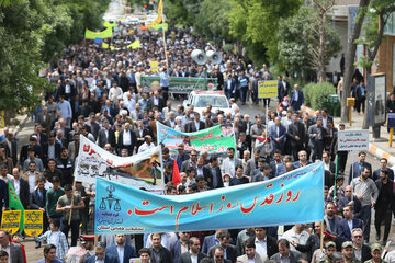 راهپیمایی روز قدس در اردبیل