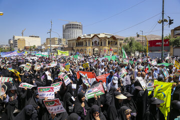 راهپیمایی روز قدس در شیراز