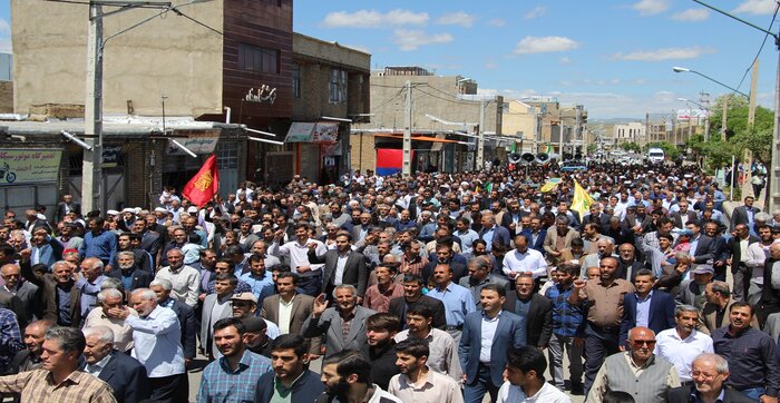 راهپیمایی روز قدس تکاب