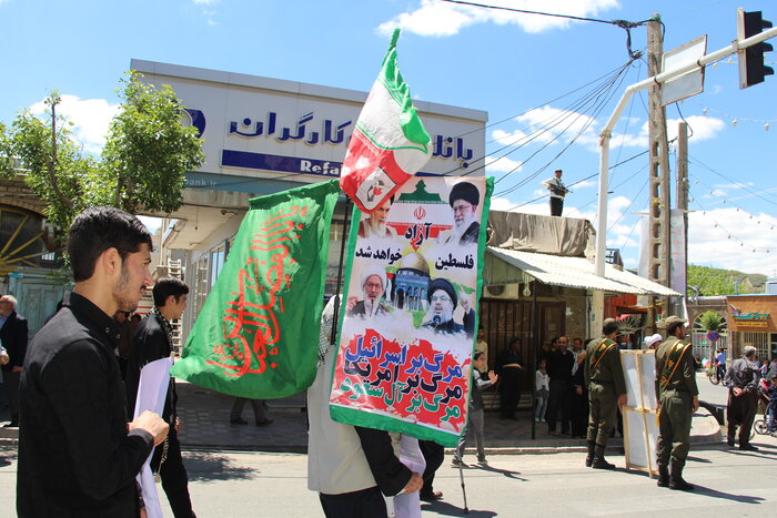 راهپیمایی روز قدس تکاب