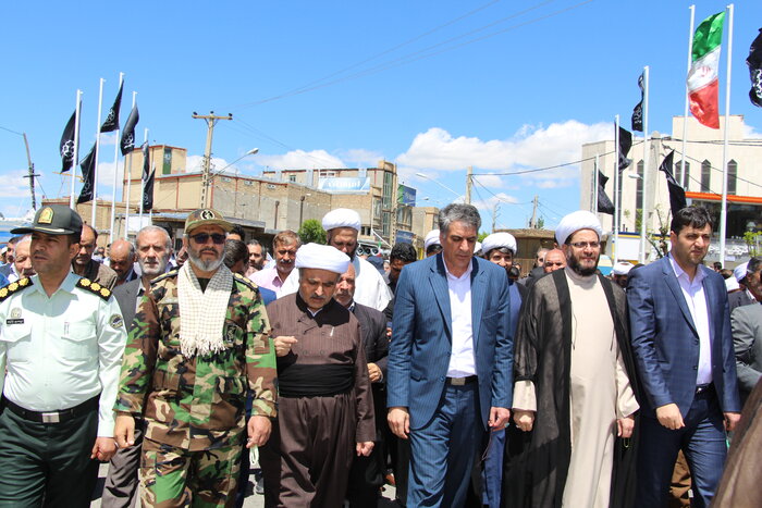 راهپیمایی روز قدس تکاب