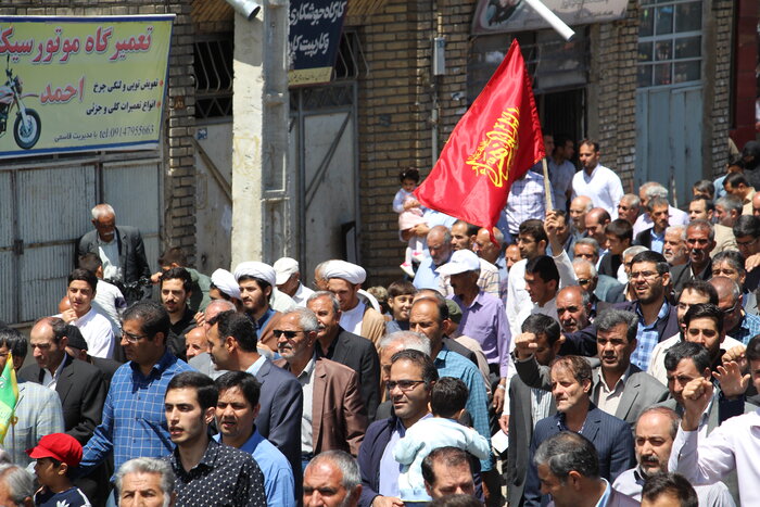 راهپیمایی روز قدس تکاب