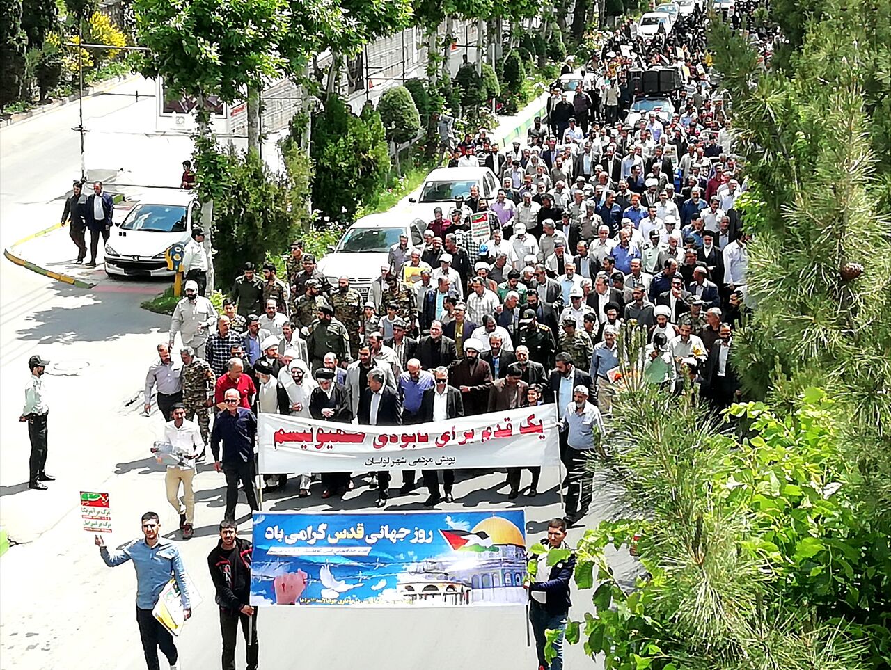 لواسانی ها انزجارشان از استکبار جهانی را فریاد زدند