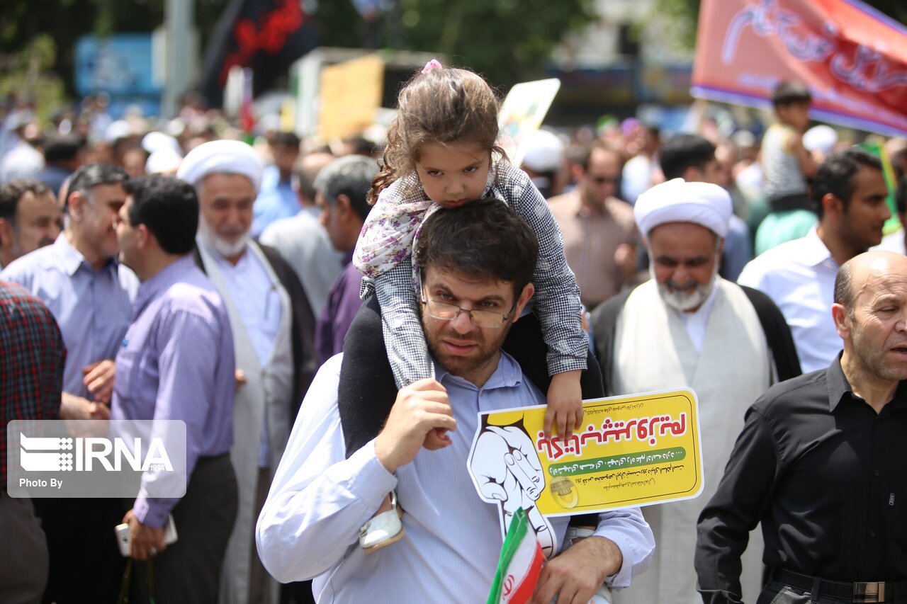 تقدیر شورای هماهنگی تبلیغات اسلامی مازندران از حضور مردم در راهپیمایی روز قدس