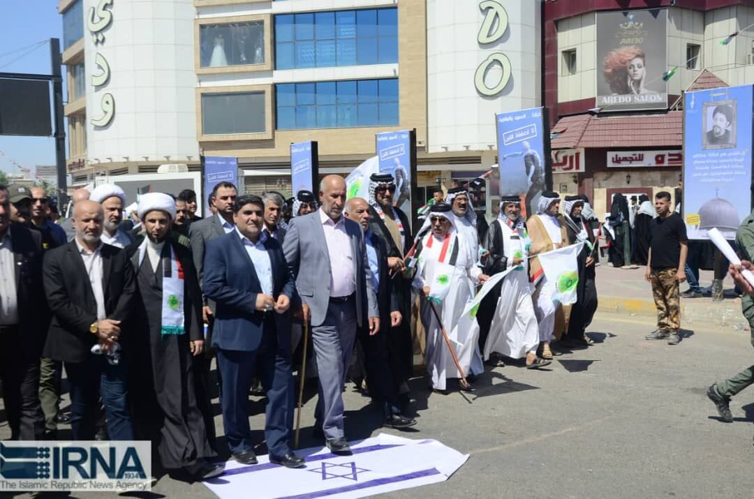 بغداد والمحافظات العراقية تشهد مسيرات حاشدة في يوم القدس العالمي بغداد والمحافظات العراقية تشهد مسيرات حاشدة في يوم القدس العالمي