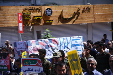 راهپیمایی روز قدس در گرگان 