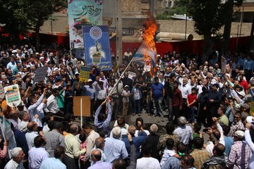 راهپیمایی روز قدس در گنبدکاووس