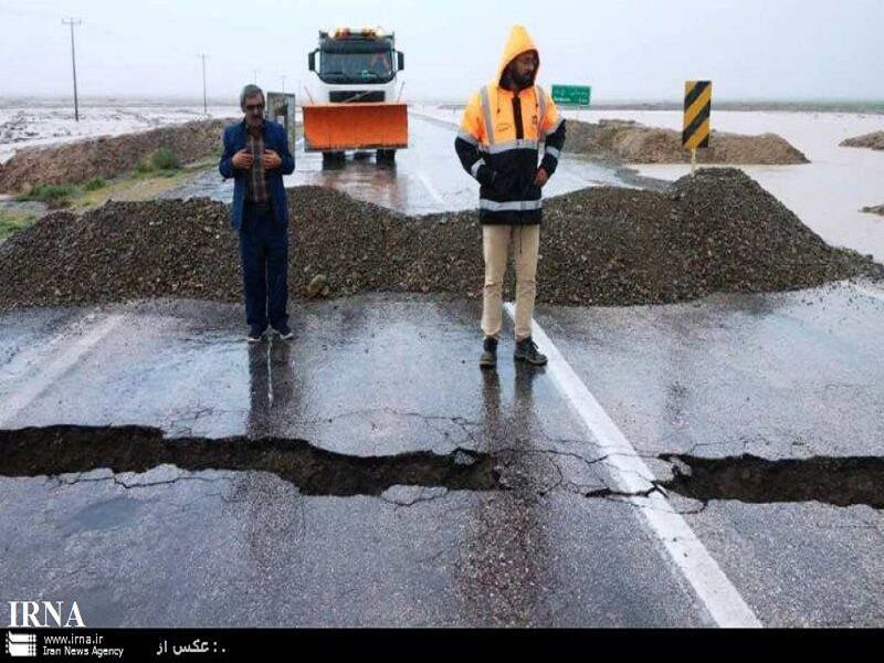 11 جاده روستایی خراسان رضوی بر اثر سیلاب مسدود شد 