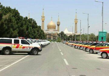 ۵۵۰ آتش نشان ایمنی مراسم ارتحال امام را بر عهده دارند