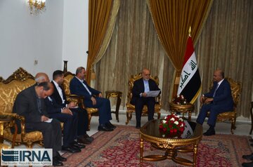 رئیس جمهوری عراق: روابط با ایران تاریخی و مستحکم است + فیلم 