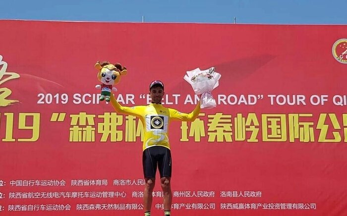 Iran cyclist bags golden shirt of China tour