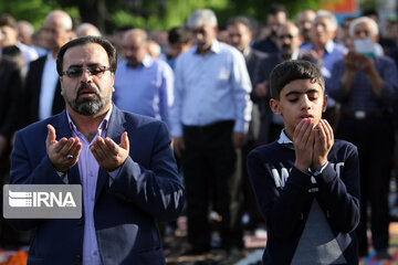 Eid prayers in Iran