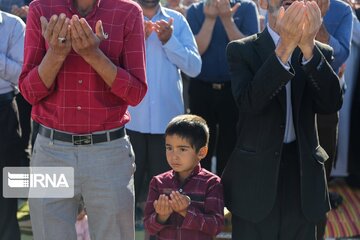 Eid prayers in Iran