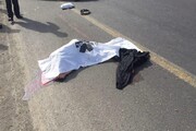 تصادف مرگبار کامیونت با عابرپیاده در صالح آباد و برخورد پراید با موانع بزرگراه همت