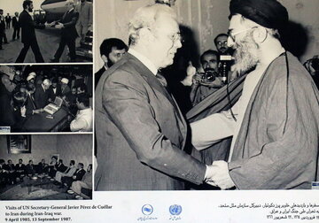 توصیفی از نمایشگاه عکس و اسناد همکاری های ایران و سازمان ملل