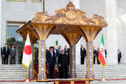 گزارش کیودو از سفر نخست وزیر ژاپن به تهران