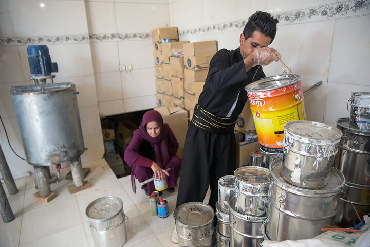 تولید قلم خش گیر در روستای صفی آباد جوانرود