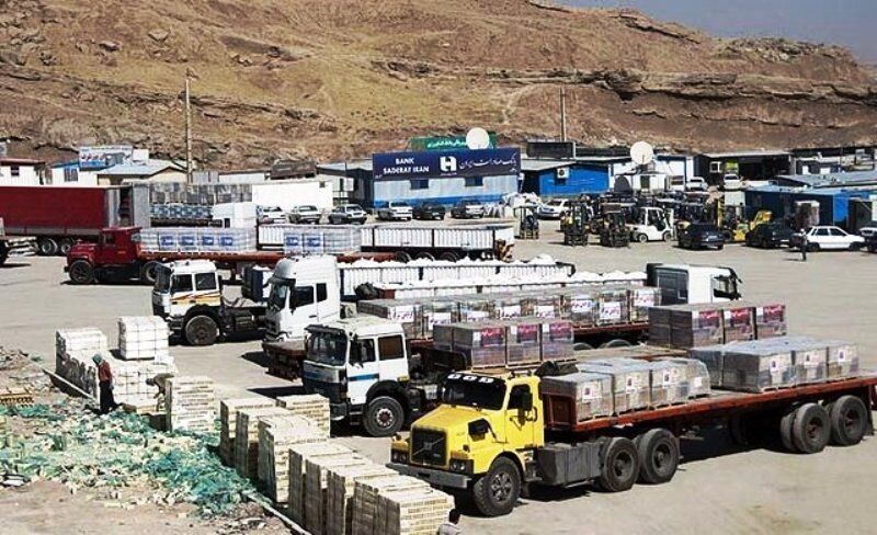 تصدير بضائع بقيمة 263 مليون دولار من حدود مهران إلى العراق تصدير بضائع بقيمة 263 مليون دولار من حدود مهران إلى العراق