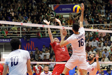 IRNA English - Iran, Russia Volleyball game at Nations League