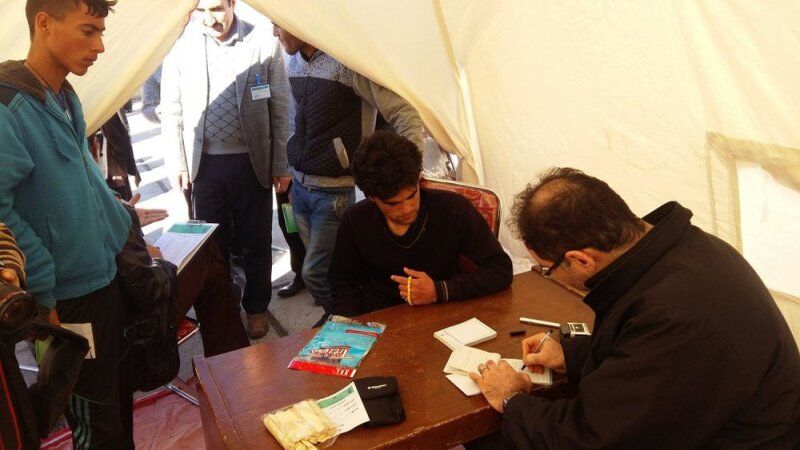 درمانگاه تخصصی صحرایی در روستای شول گناوه برپا شد