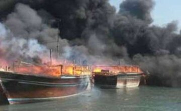 ۳۰ حادثه آتش سوزی در اسکله های استان بوشهر رخ داده است