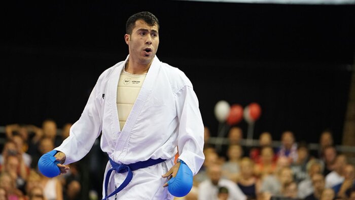«گنج زاده» از رسیدن به فینال لیگ جهانی کاراته بازماند